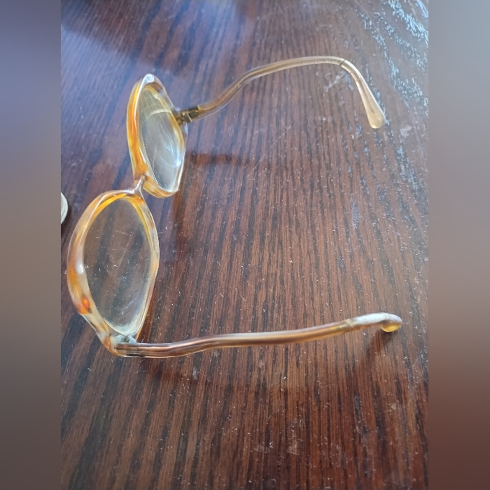 Vintage Women's Givenchy Oversize Clear Plastic Round Eyeglass Frames 135mm - Picture 5 of 5
